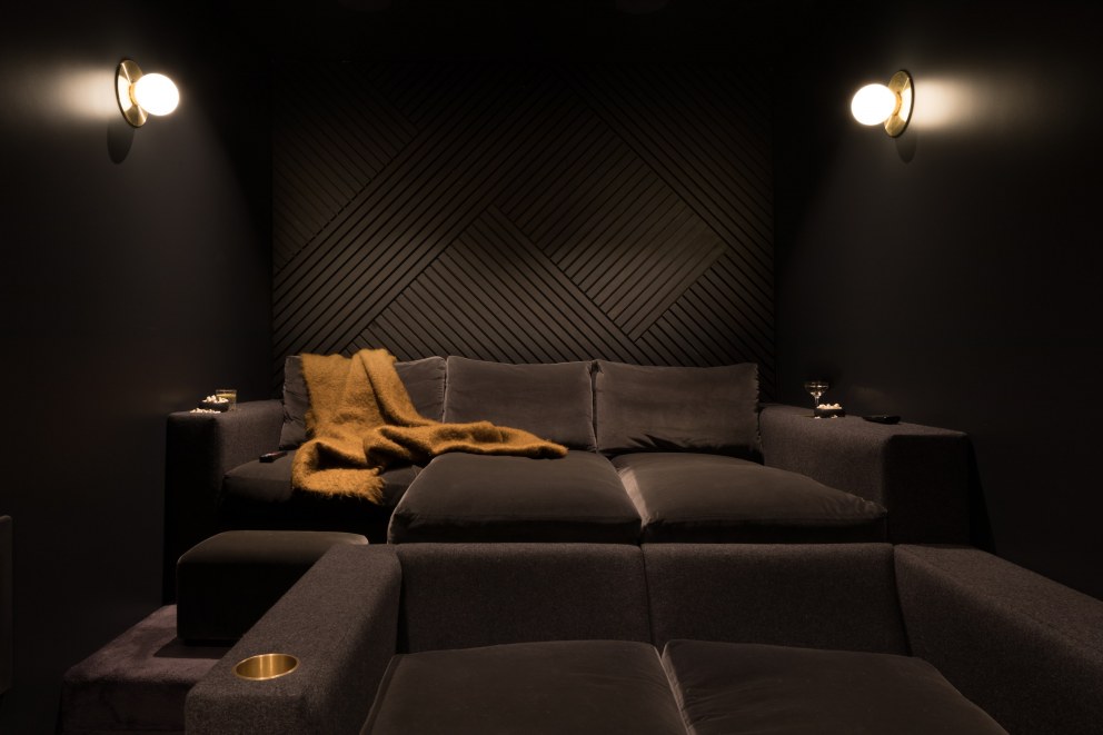 Navarino Road - the dark side | Cinema room | Interior Designers